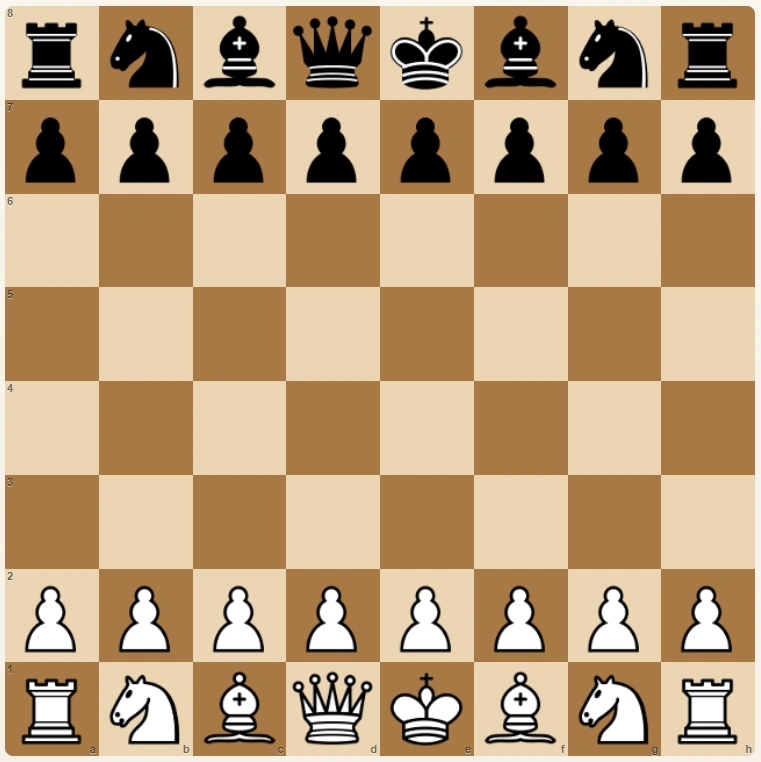 Chesswood schaakbord — speel snel online schaken